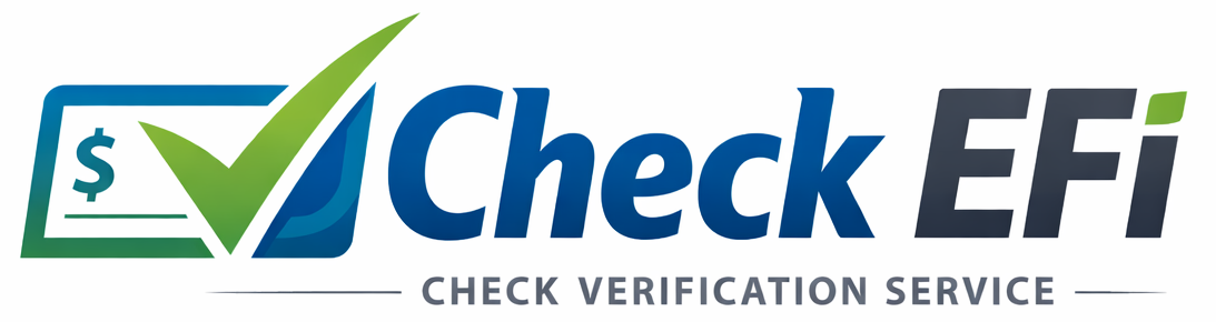 Check EFI logo — AI check and ACH verification software